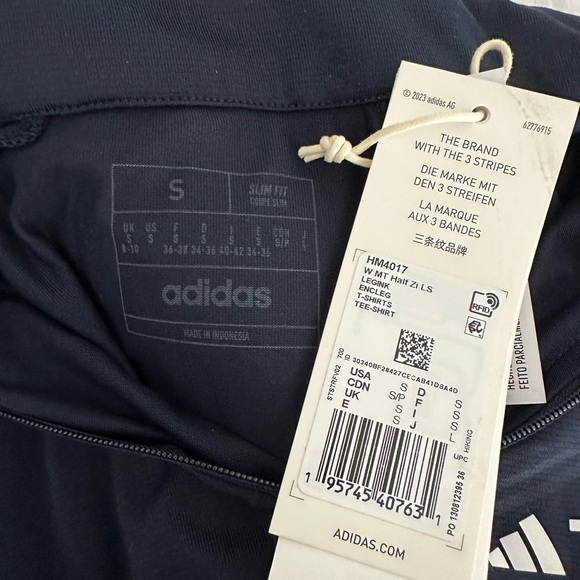 Adidas terrex half-zip long sleeve, legend ink, small - Picture 5 of 8